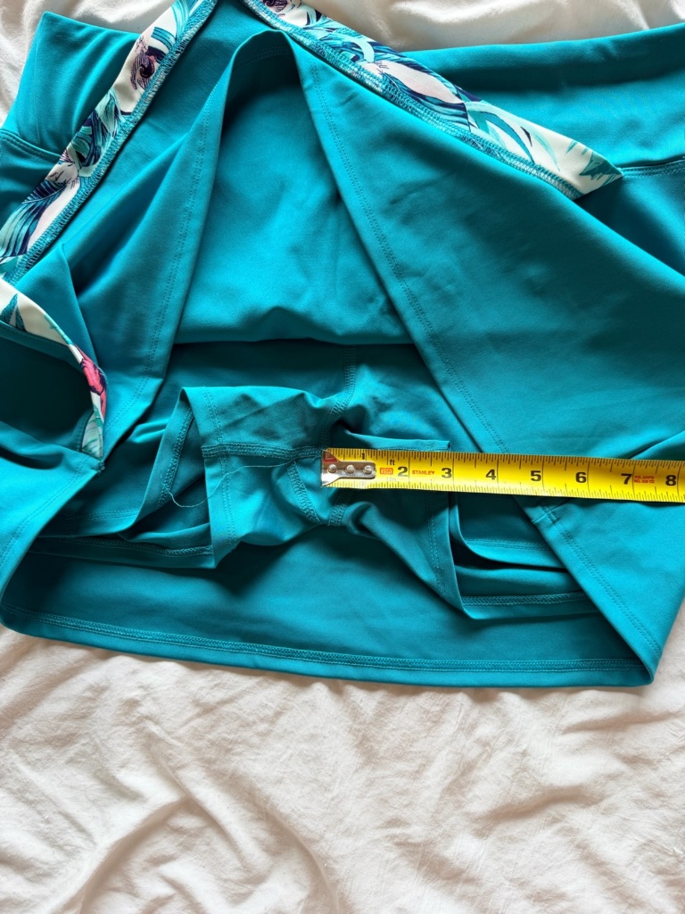 Tommy Bahama Teal Tennis/Pickleball Skirt - Picture 6 of 9